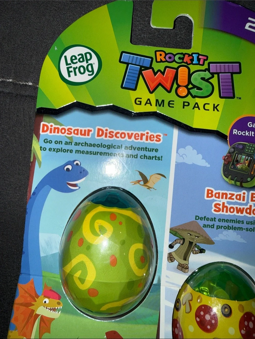 LeapFrog RockIt Twist Game Pack - Green and Yellow Egg Set
